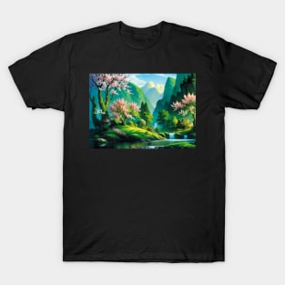 Cozy Cottage in an Earth-like Planet T-Shirt